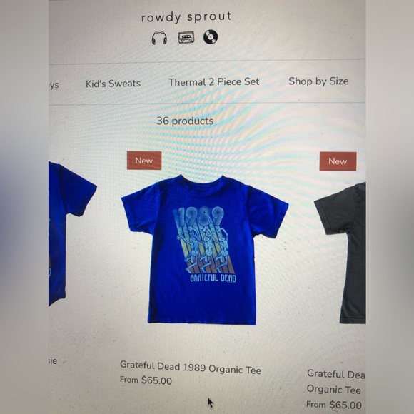 Rowdy Sprouts Beatles t shirt - Picture 5 of 5